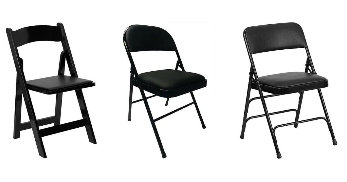 Black Folding Chairs