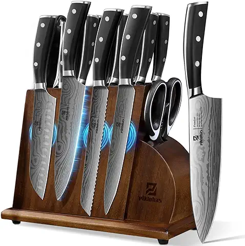 best damascus steel kitchen knife set