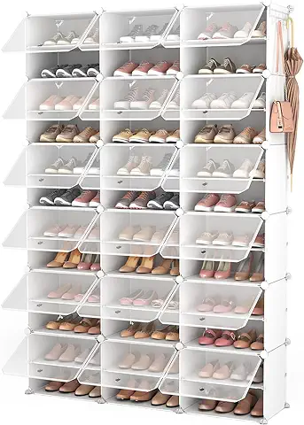 best way to organize shoes at front door