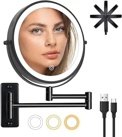 best wall mounted makeup mirror lighted
