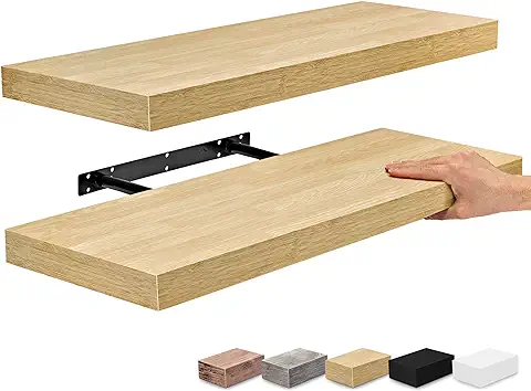 best wood for floating kitchen shelves