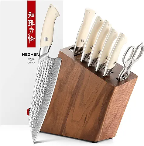 best damascus steel kitchen knife set